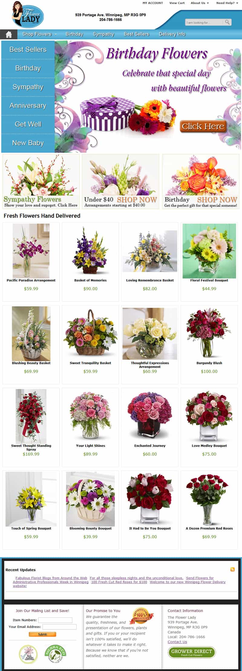 Flower Lady of Winnipeg