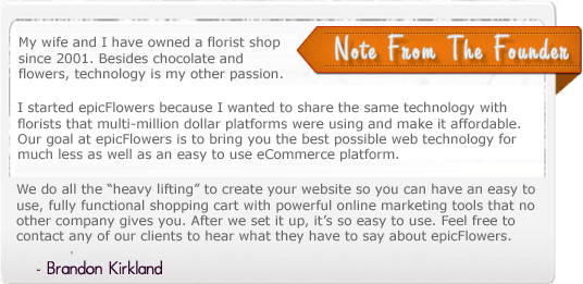 Founder Brandon Kirkland Note to eCommerce Businesses