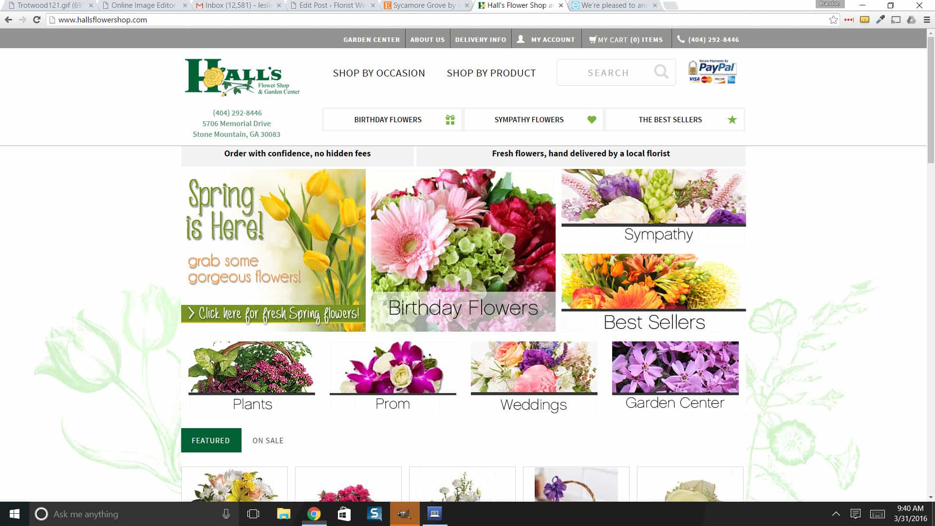 We’re pleased to announce the newest EpicFloirst, Halls Flower Shop!